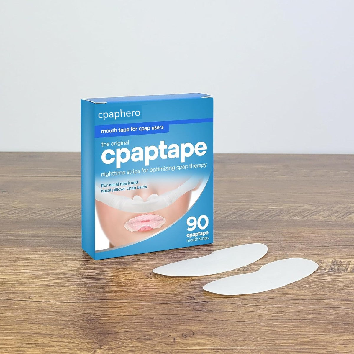Stock Image of CPAPTape Mouth Tape for CPAP by cpaphero