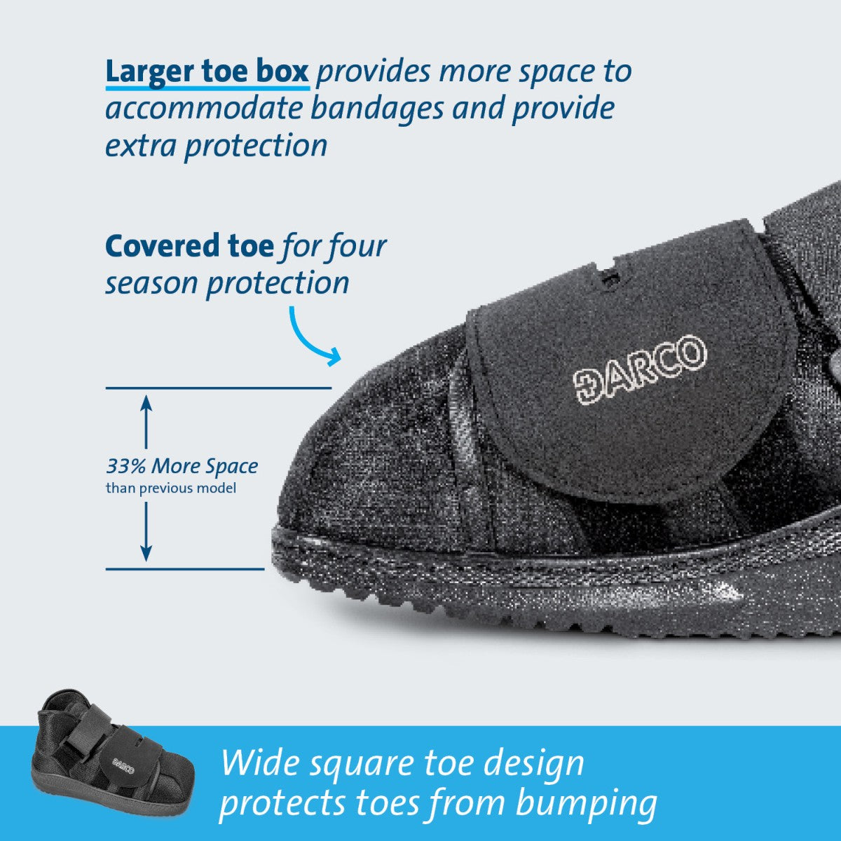 Infograph for Darco APB All Purpose Boot Square Toe
