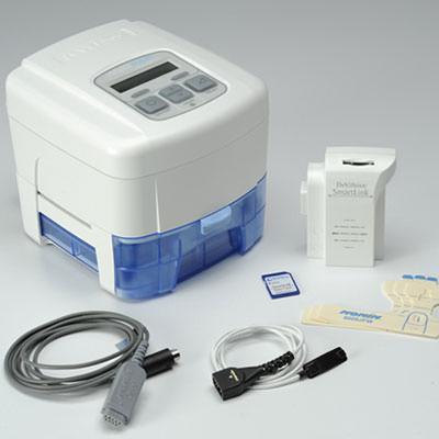 Stock photo of Drive DeVilbiss Medical IntelliPAP CPAP Machine, Power Cord, and SmartLink