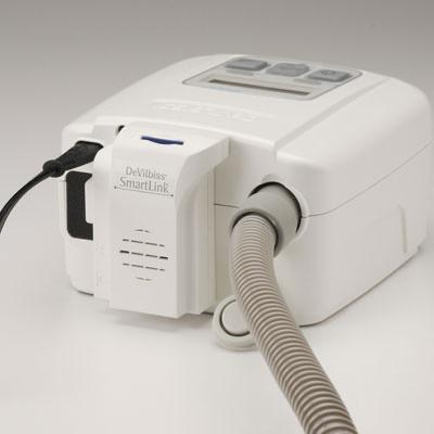 Stock photo of Drive DeVilbiss IntelliPAP CPAP Machine with heated Humidifier and SmartLink