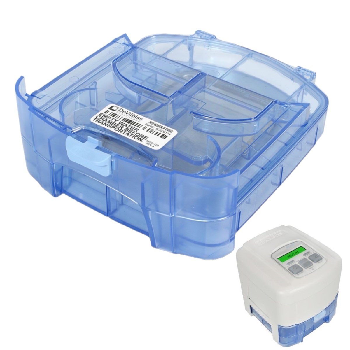 Drive DeVilbiss Healthcare's IntelliPAP Replacement Water Chamber W/ DeVilbiss CPAP Machine