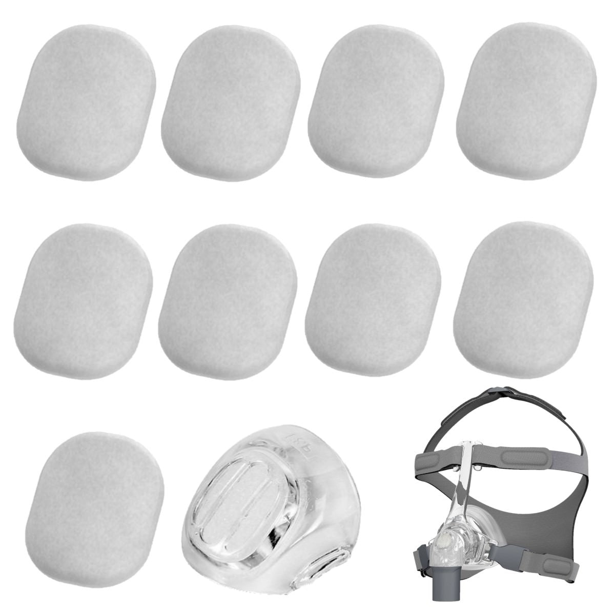 Stock photo of Fisher & Paykel Eson nasal CPAP mask diffuser filters 10 pack