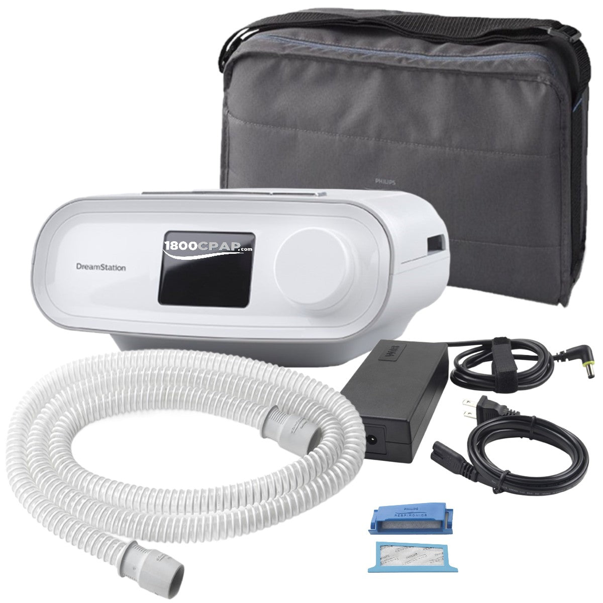 Stock Image of Philips Respironics DreamStation Auto CPAP Machine W/ Accessories - Certified Refurbished