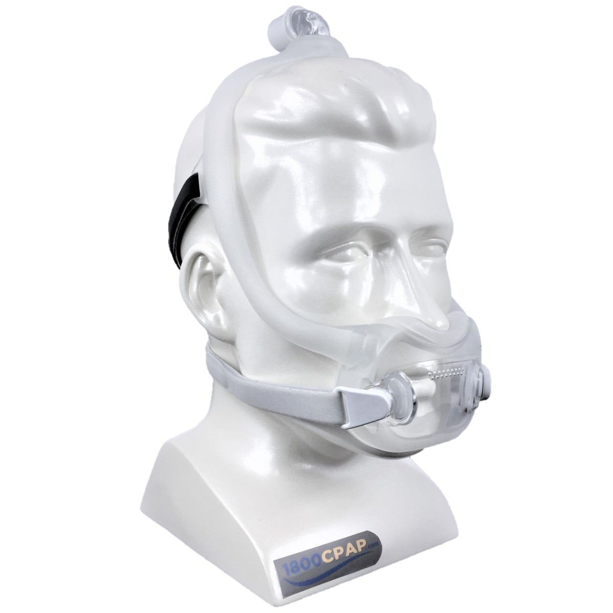 Floating Image of Mannequin Head Wearing Philips Respironics DreamWear Full Face Mask W/ Headgear
