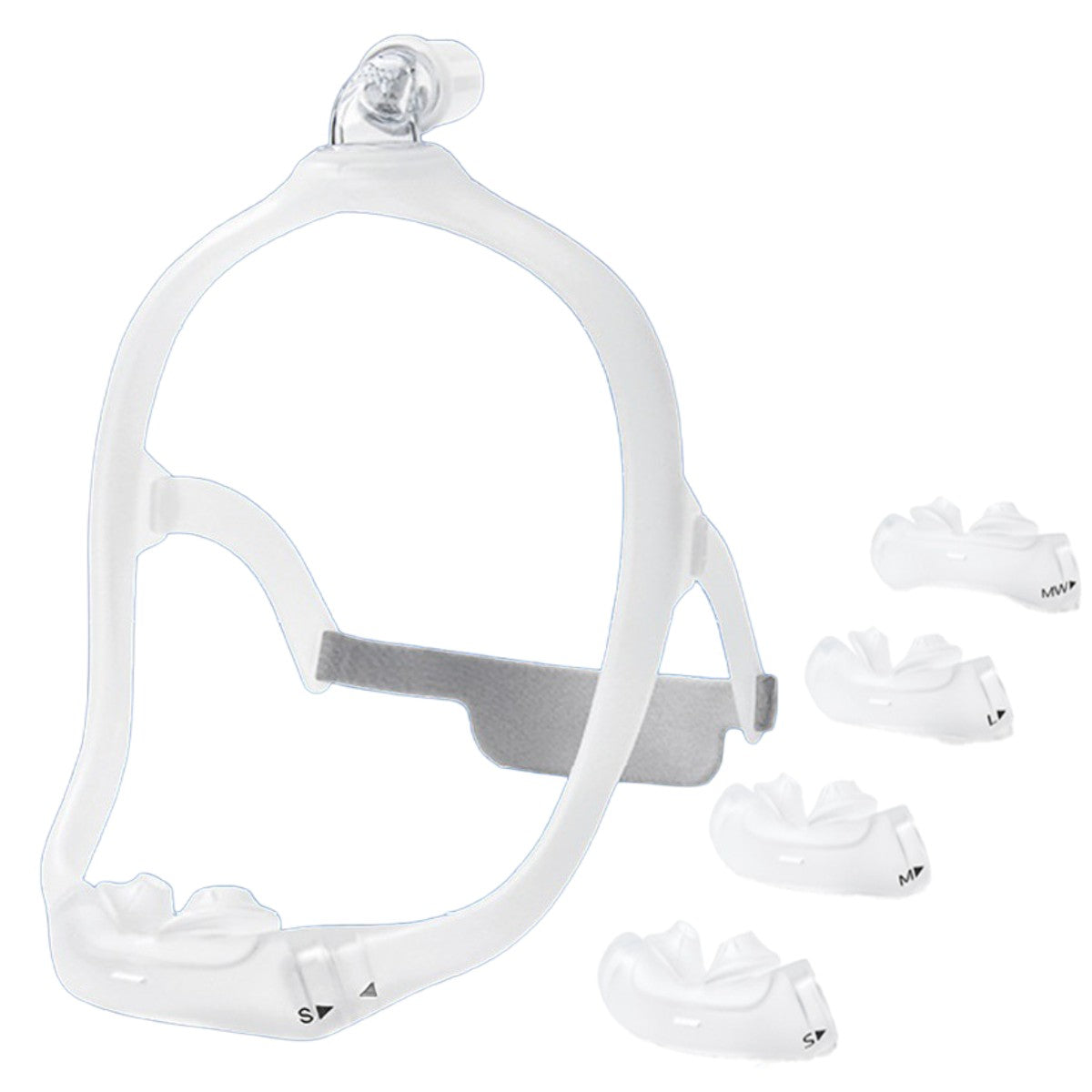 Stock photo of Philips Respironics DreamWear Nasal Pillow CPAP Mask Fit Pack With Headgear