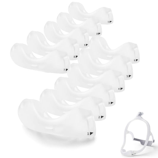 Stock photo of Philips Respironics DreamWear Precise Fit nasal CPAP mask cushions size 1-11
