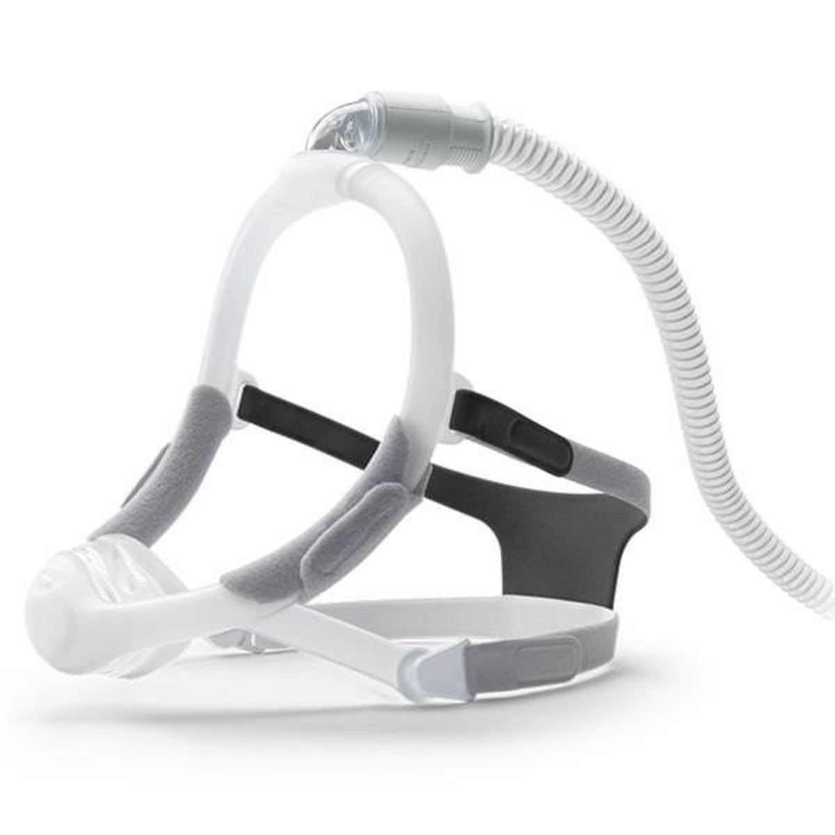 Angled Stock Image of Philips Respironics DreamWisp Nasal CPAP Mask W/ Optional Headgear