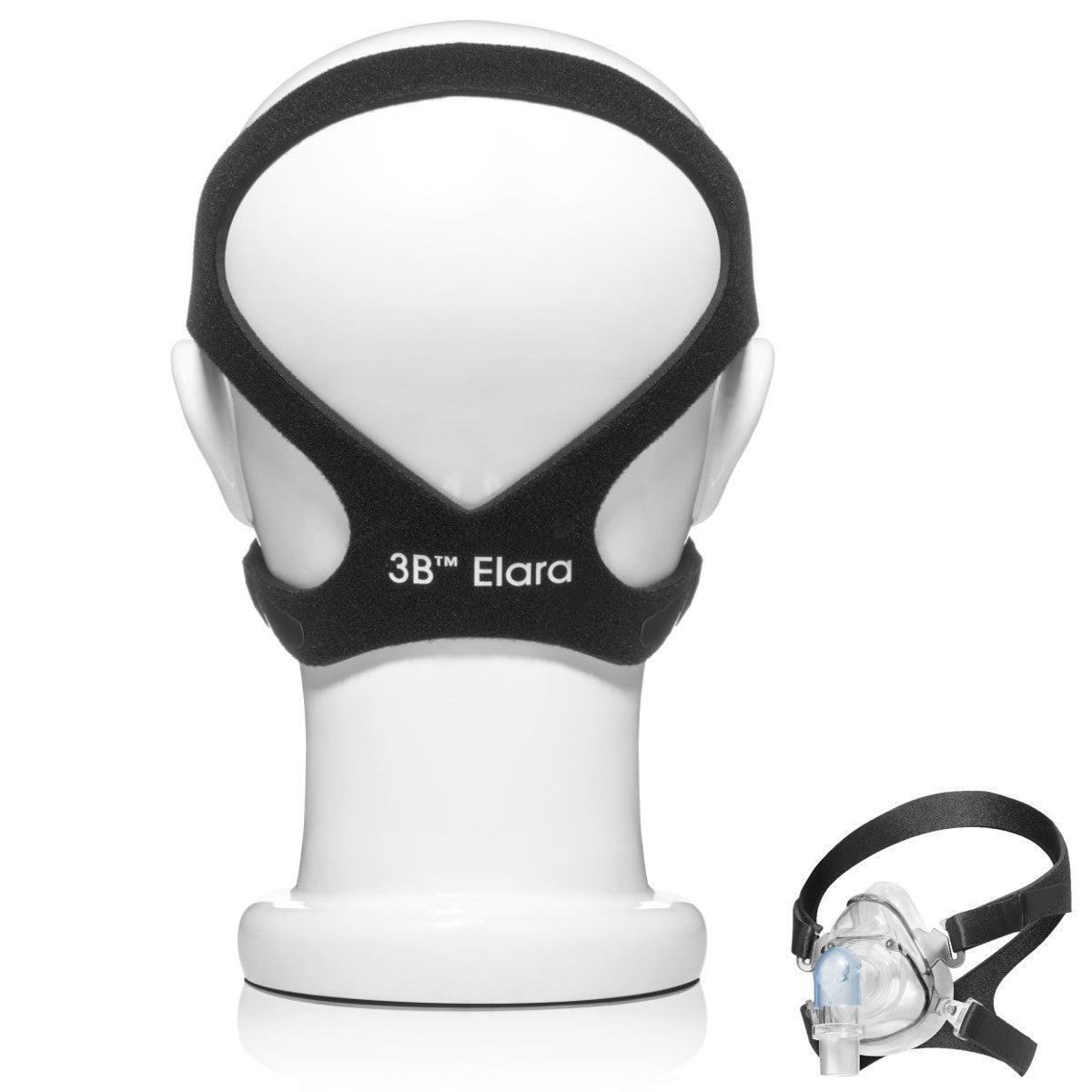 Stock photo of React Health Elara full face CPAP mask headgear