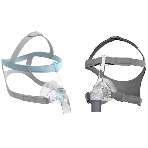 Side Views of Fisher & Paykel Eson & Eson 2 Nasal CPAP Masks W/ Headgear