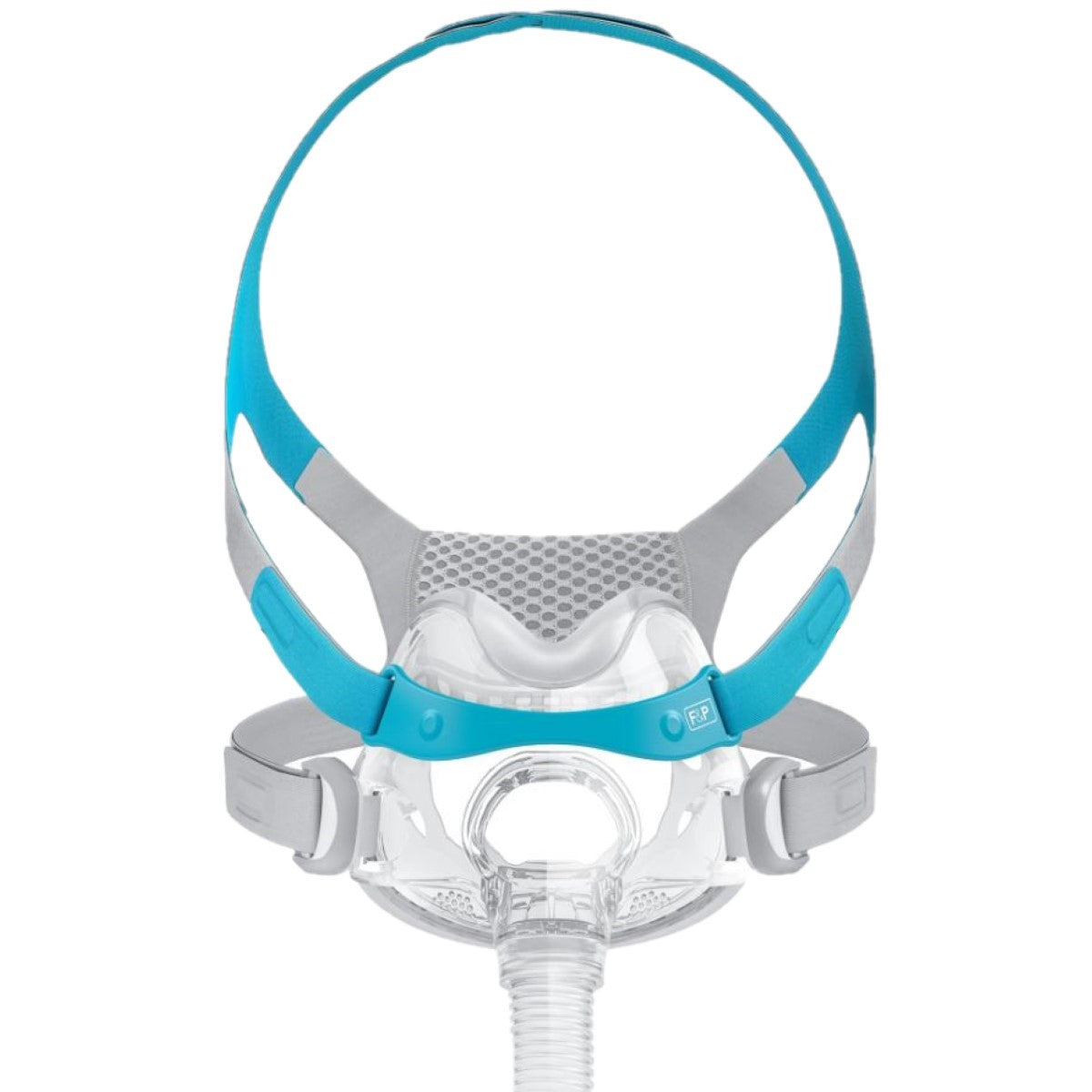 Stock photo of Fisher & Paykel Evora full face CPAP mask kit with headgear