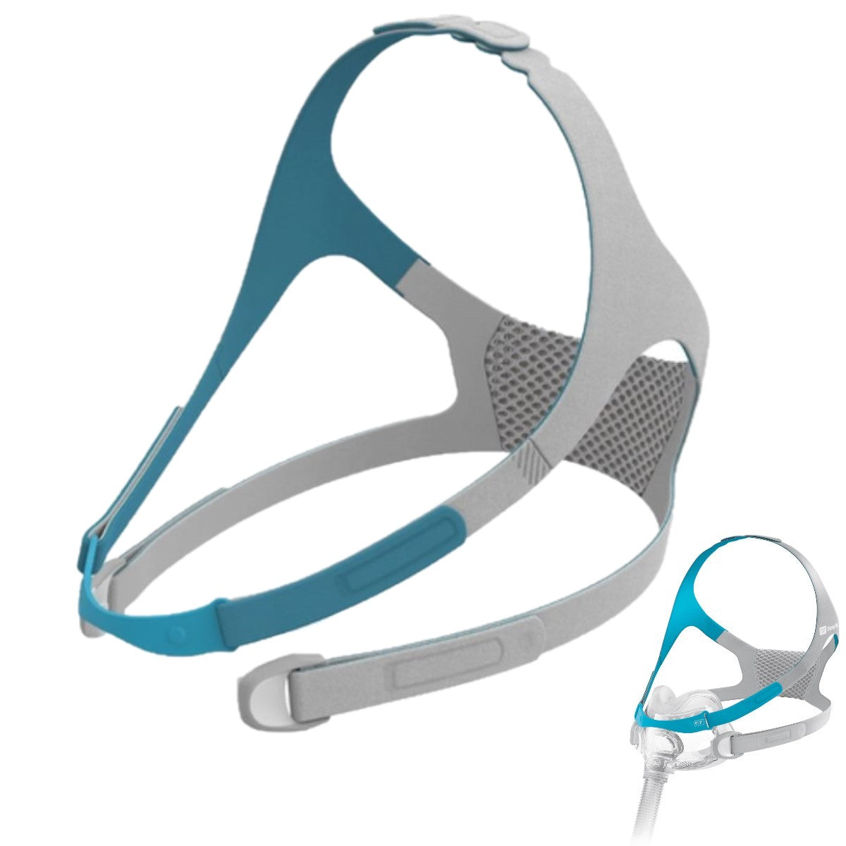Stock photo of Fisher & Paykel Evora full face CPAP mask headgear strap
