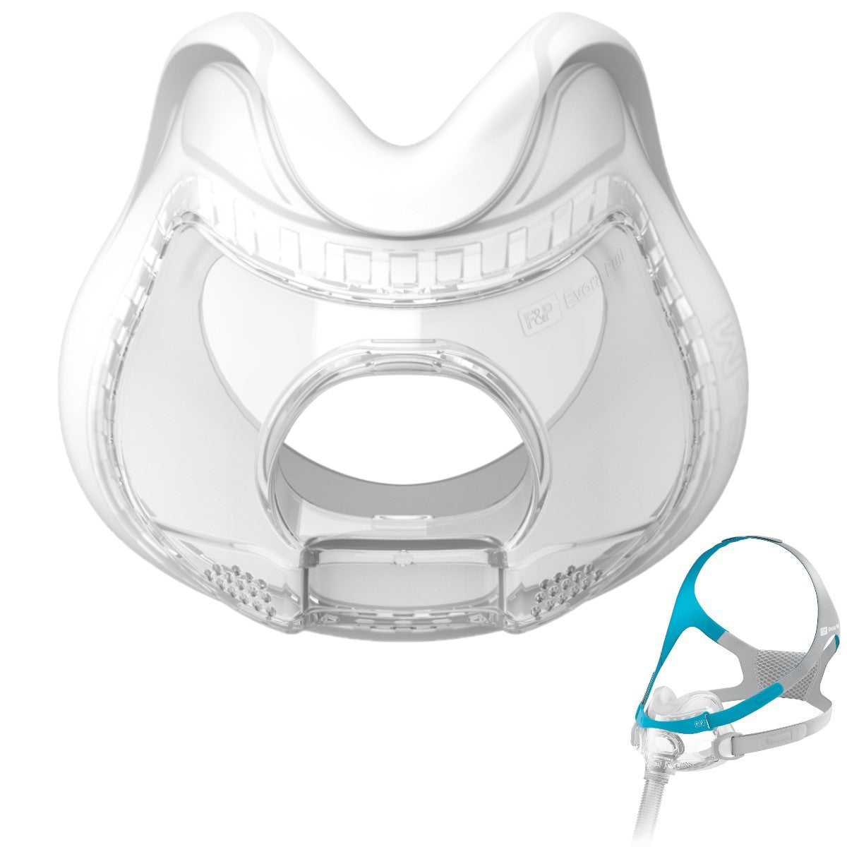 Stock photo of Fisher & Paykel Evora full face CPAP mask cushion