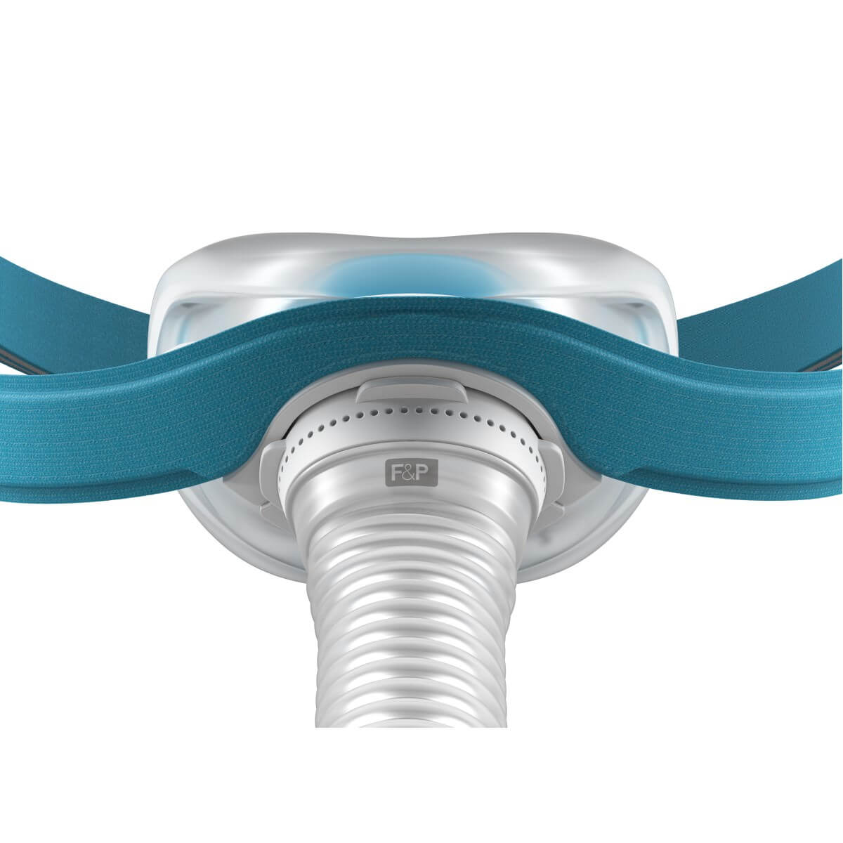 Stock photo of Fisher & Paykel Evora nasal CPAP mask kit with headgear