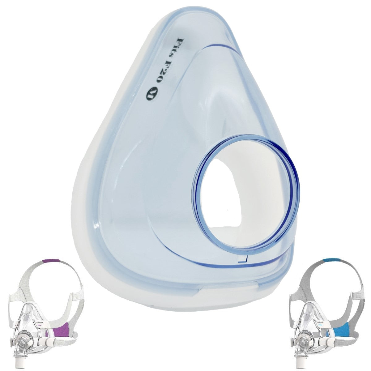Stock photo of ResMed F20 Series full face CPAP mask cushion seal