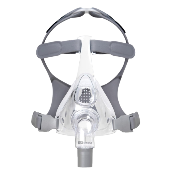 Front View of Fisher & Paykel Simplus Full Face CPAP Mask W/ Headgear