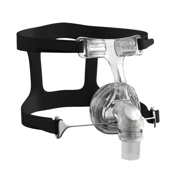 Front View of Fisher & Paykel Zest Q Nasal CPAP Mask W/ Headgear