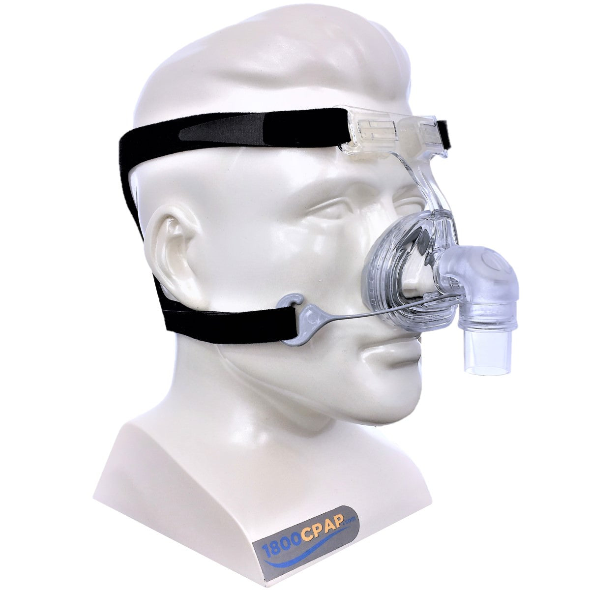 Angled Stock Image of Fisher & Paykel Zest Q Nasal CPAP Mask W/ Headgear