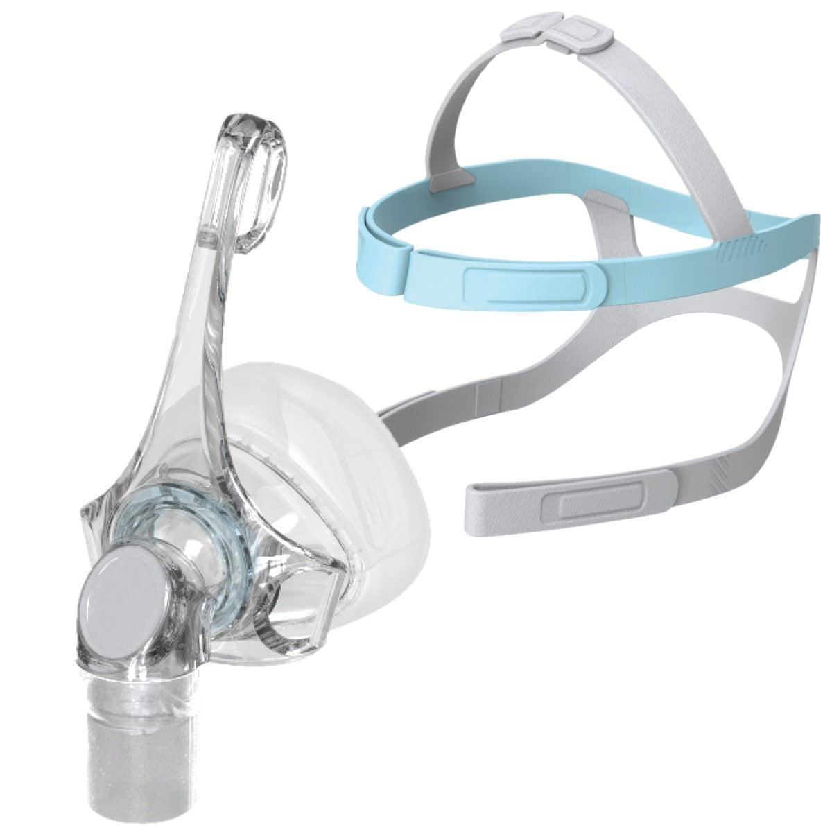 Stock photo of Fisher & Paykel Eson 2 nasal CPAP mask with optional headgear