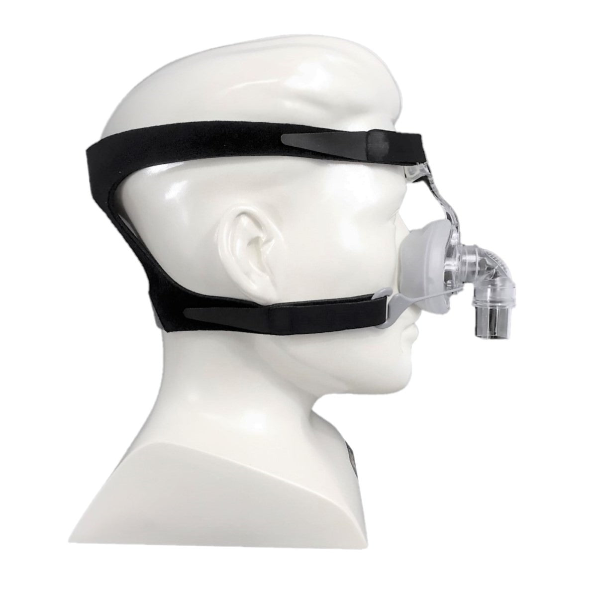 Stock photo of Fisher & Paykel FlexiFit 406 nasal CPAP mask with headgear
