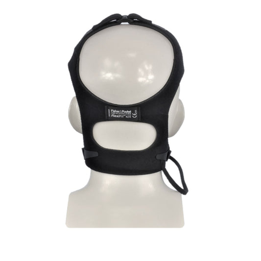 Stock photo of Fisher & Paykel FlexiFit 431 full face CPAP mask headgear