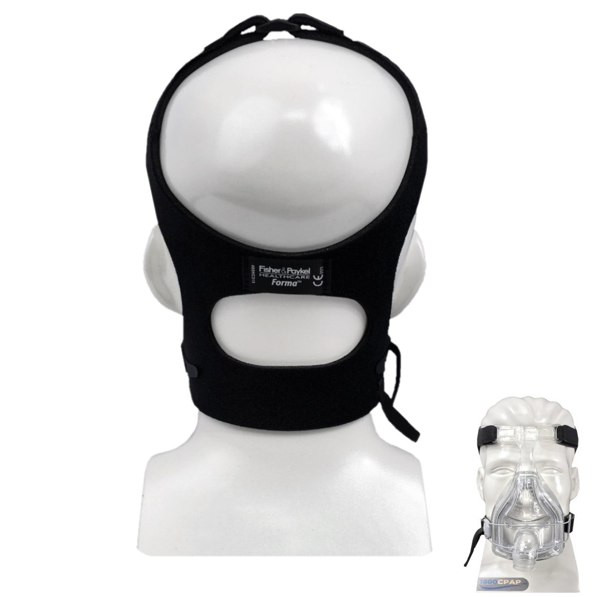 Stock photo of Fisher & Paykel Forma full face CPAP mask headgear
