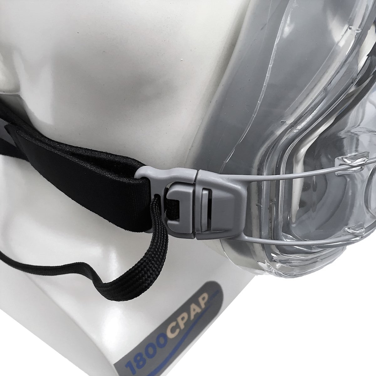 Stock photo of Fisher & Paykel Forma full face CPAP mask headgear with headgear clip