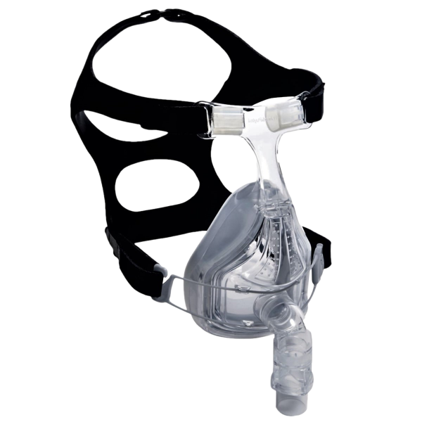 Side View of Fisher & Paykel Forma Full Face CPAP Mask W/ Headgear