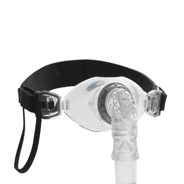 Front View of FIsher & Paykel Oracle Oral CPAP Mask W/ Headgear
