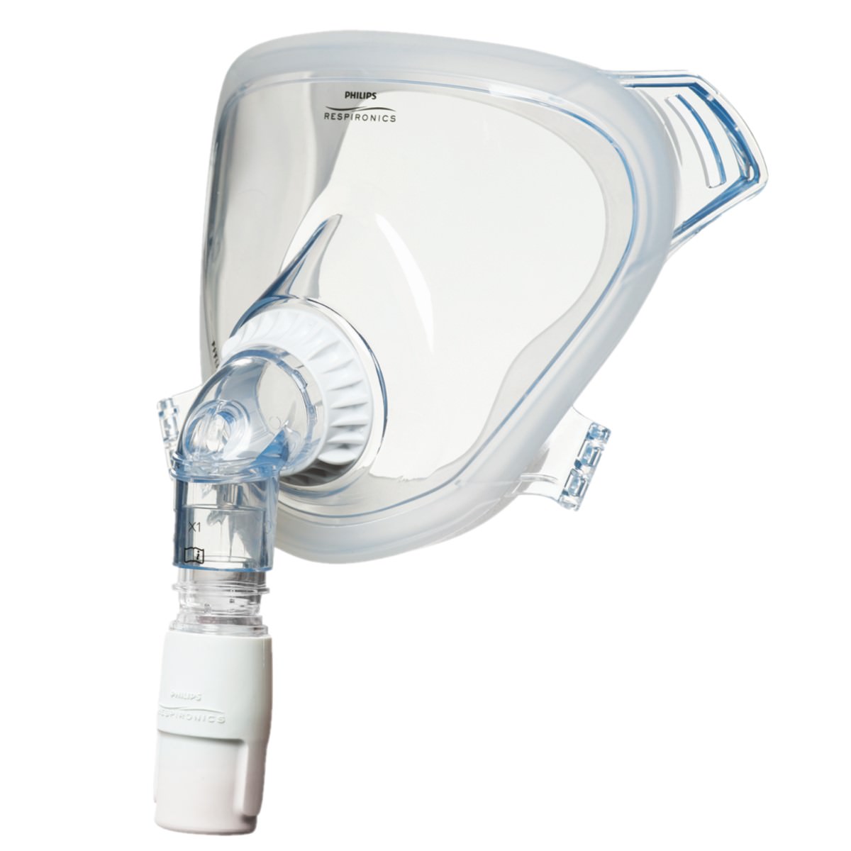 Stock photo of Philips Respironics FitLife full face CPAP mask without headgear