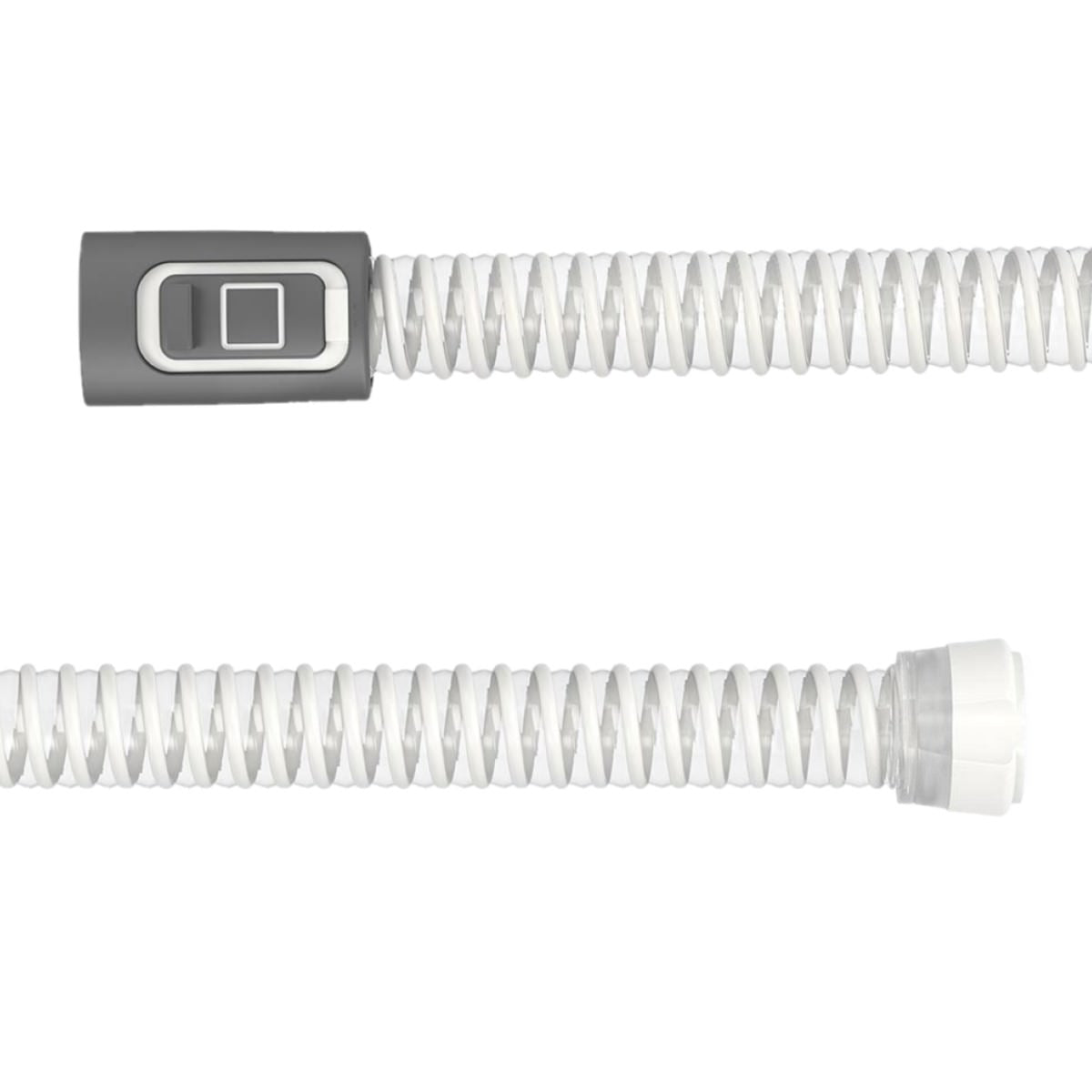 Stock photo of ResMed AirMini portable CPAP machine flexible tubing