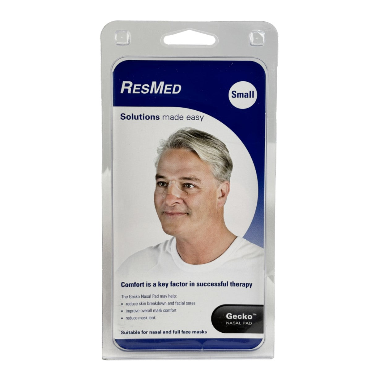 Stock photo of ResMed Gecko nasal CPAP mask comfort pad