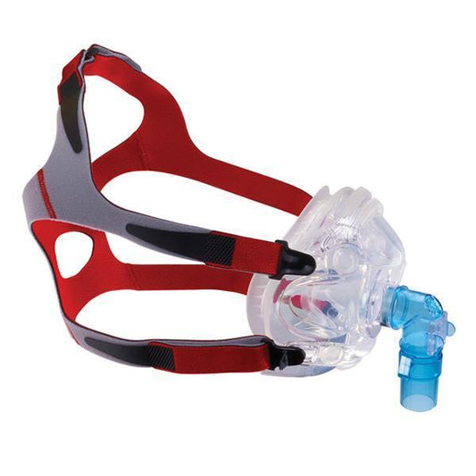 Side View of Hans Rudolph V2 Full Face CPAP Mask W/ Headgear