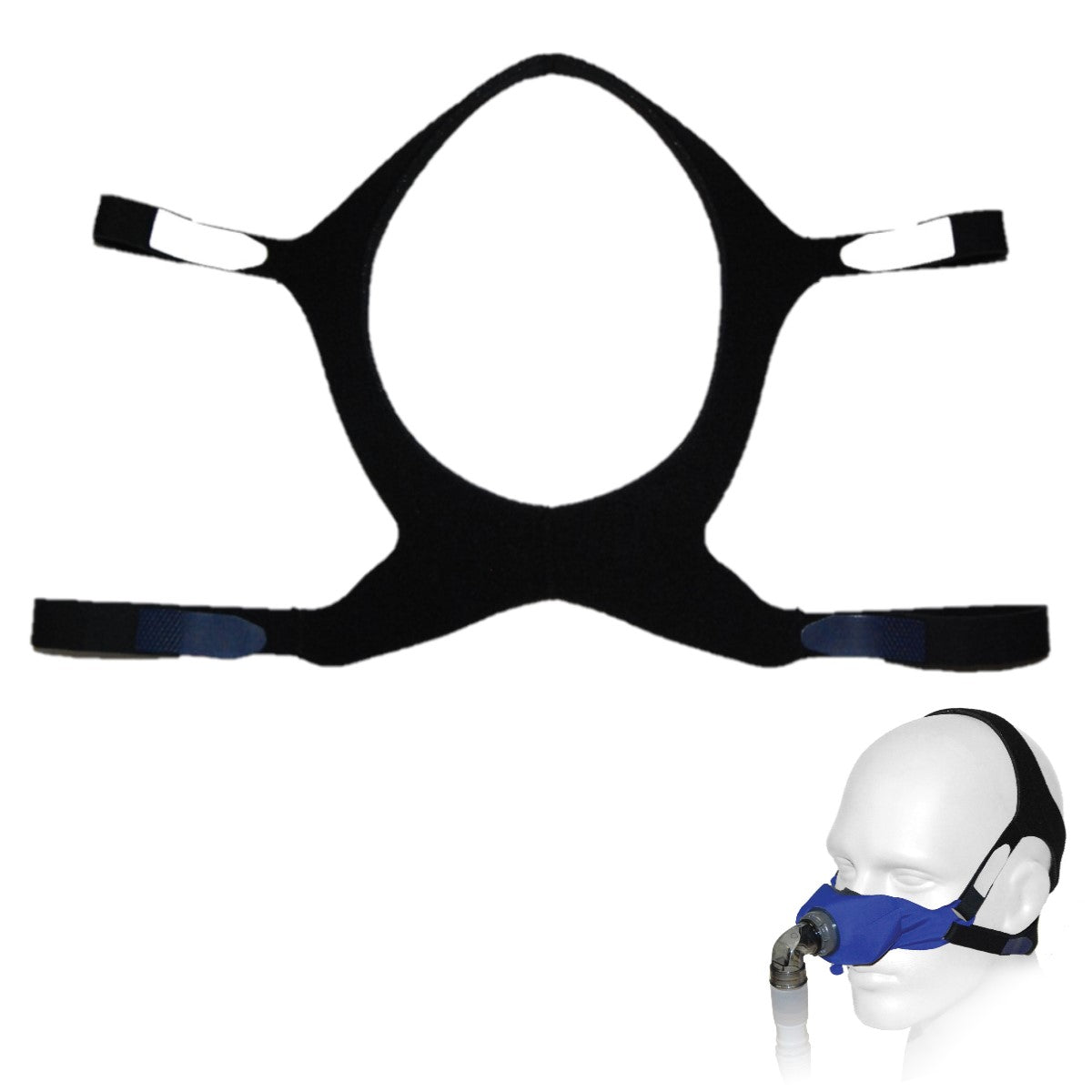 Stock photo of Circadiance SleepWeaver Elan nasal CPAP mask headgear
