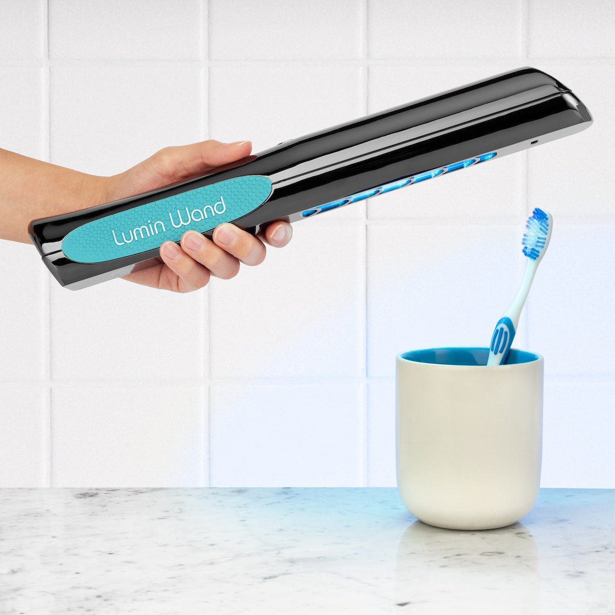 Stock Image of Lumin Wand UV Sanitizer Sanitizing Toothbrush
