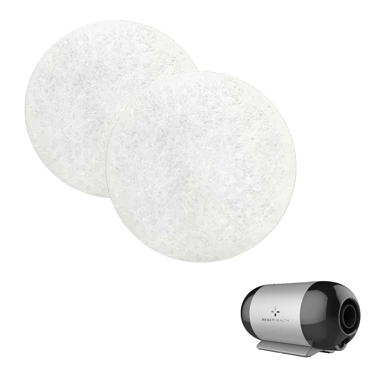 Stock photo of React Health Luna TravelPAP machine filters 2 pack