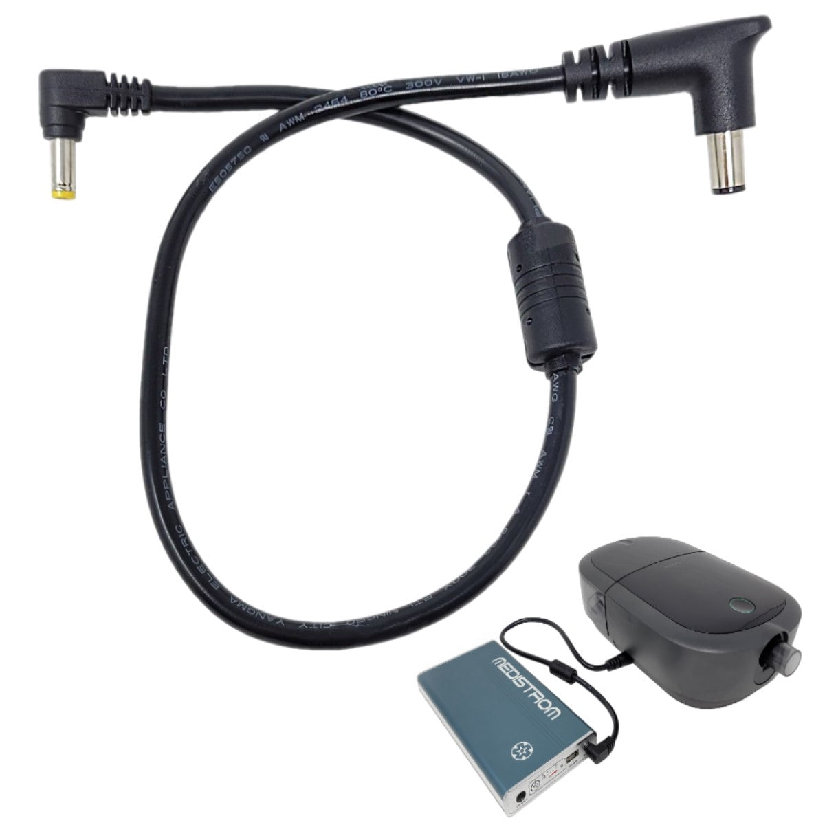 Stock photo of Choice One Medical Medistrom Pilot 12 Lite CPAP machine power cord