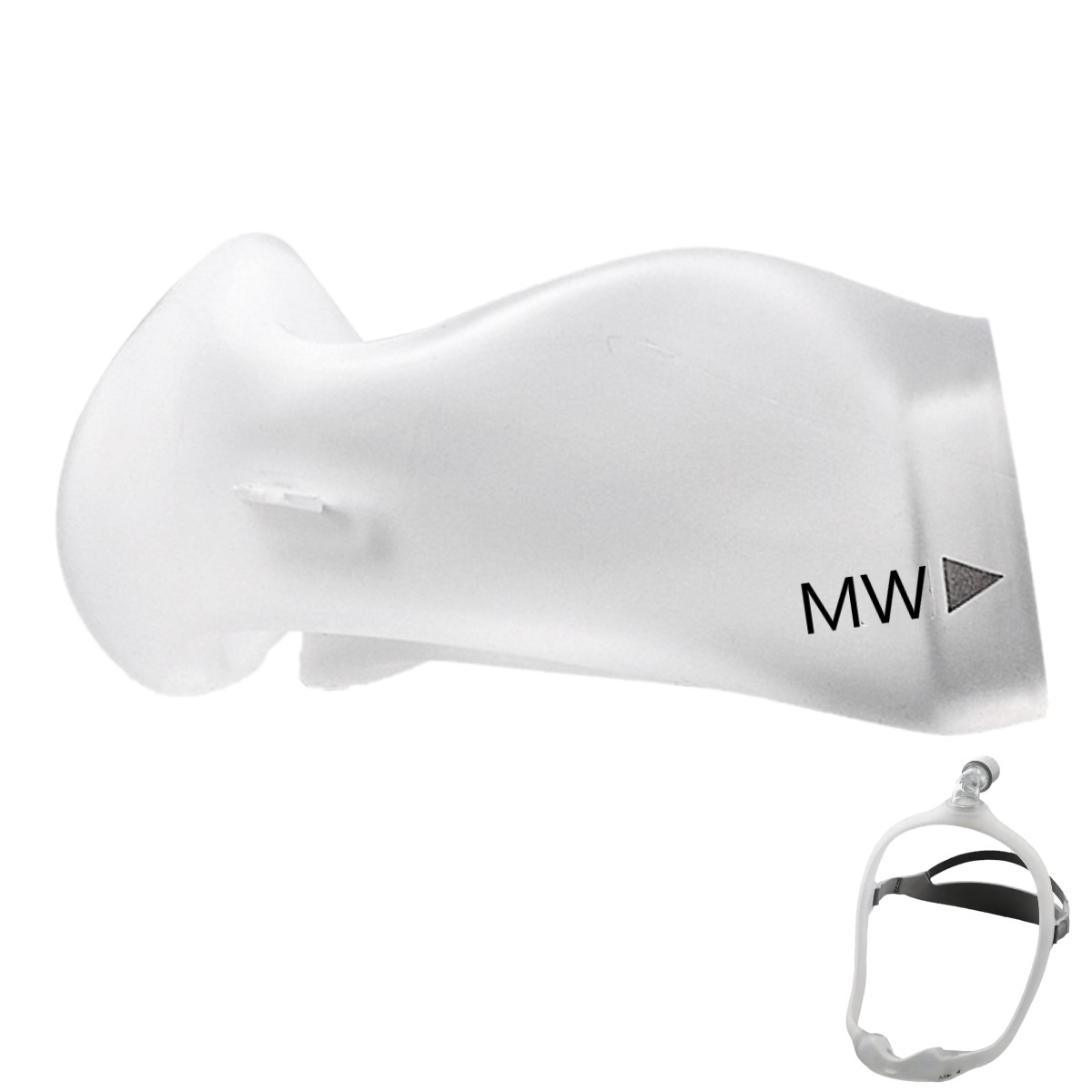 Stock photo of Philips Respironics DreamWear Nasal CPAP Mask Medium Wide Cushion