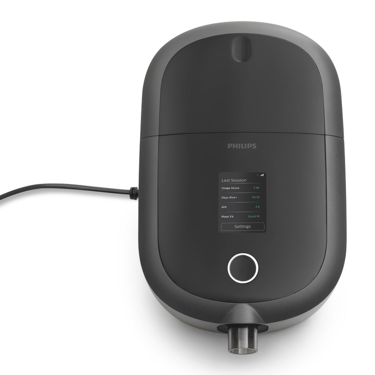 Stock photo of Philips Respironics DreamStation 2 Auto CPAP machine with humidifier
