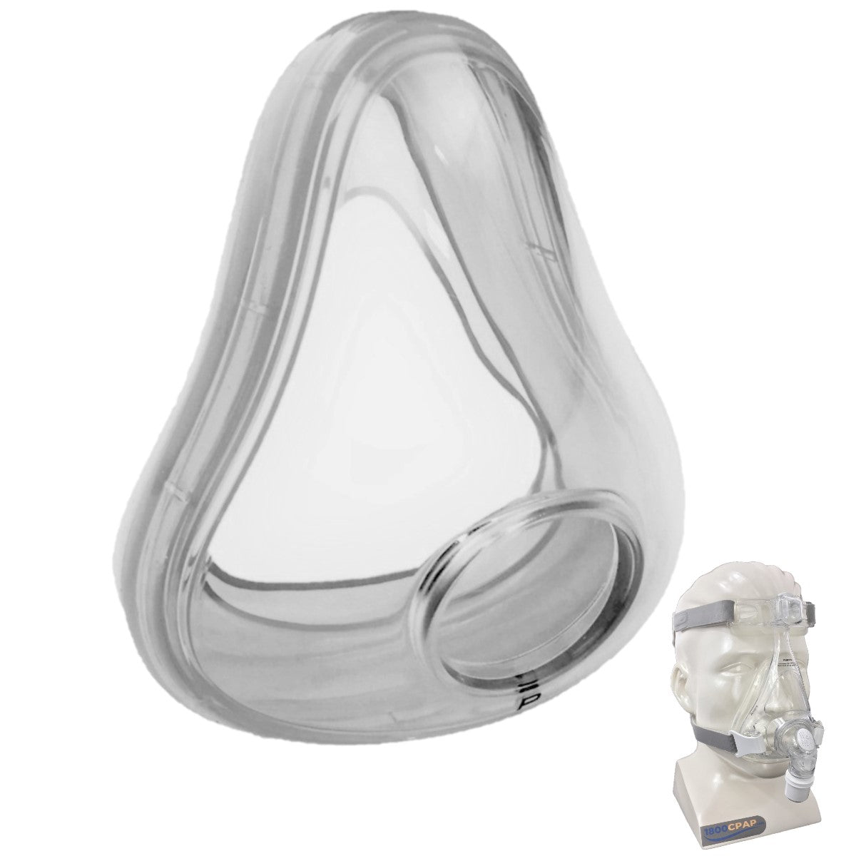 Stock photo of Philips Respironics Amara full face CPAP mask cushion