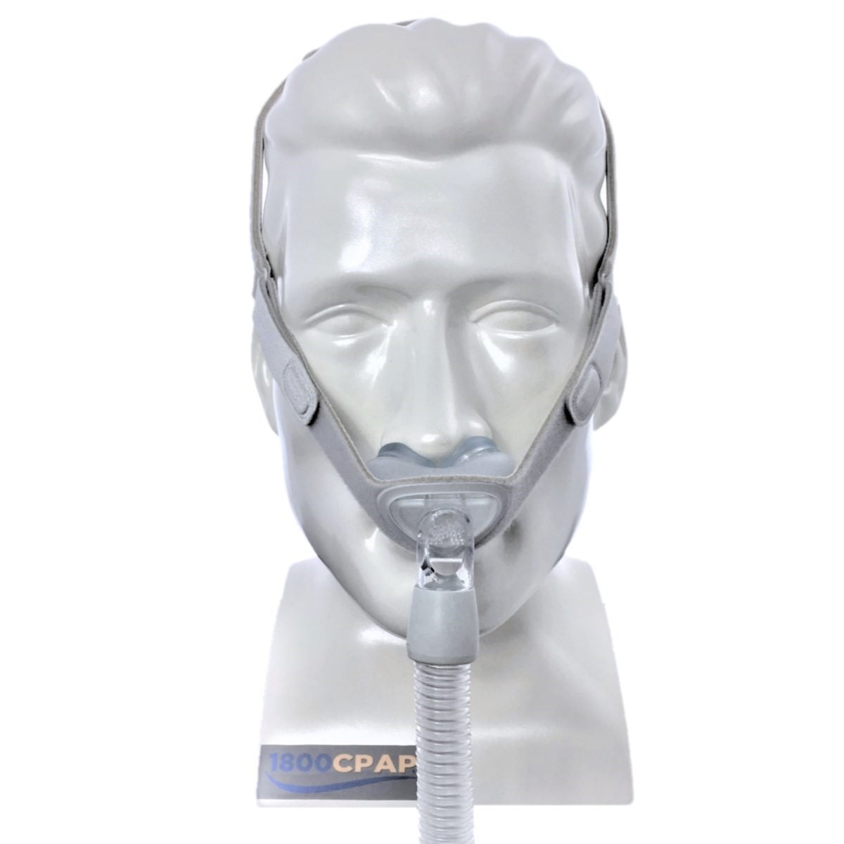 Stock Image of Philips Respironics Nuance Gel Nasal Pillow CPAP Mask W/ Headgear