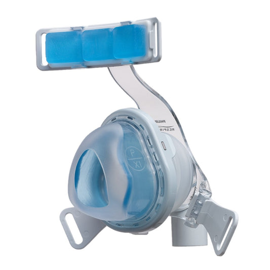 Angled Stock Image Philips Respironics TrueBlue Nasal CPAP Mask W/ Optional Headgear