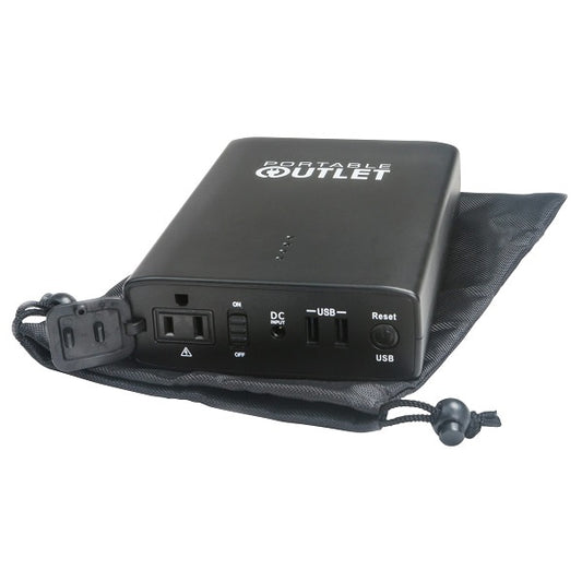 Stock photo of Sunset Healthcare CPAP battery portable outlet