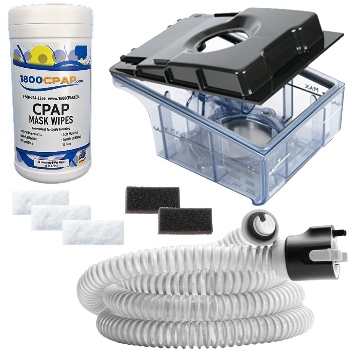 Stock photo of Philips Respironics System One 60 Series CPAP supply bundle kit