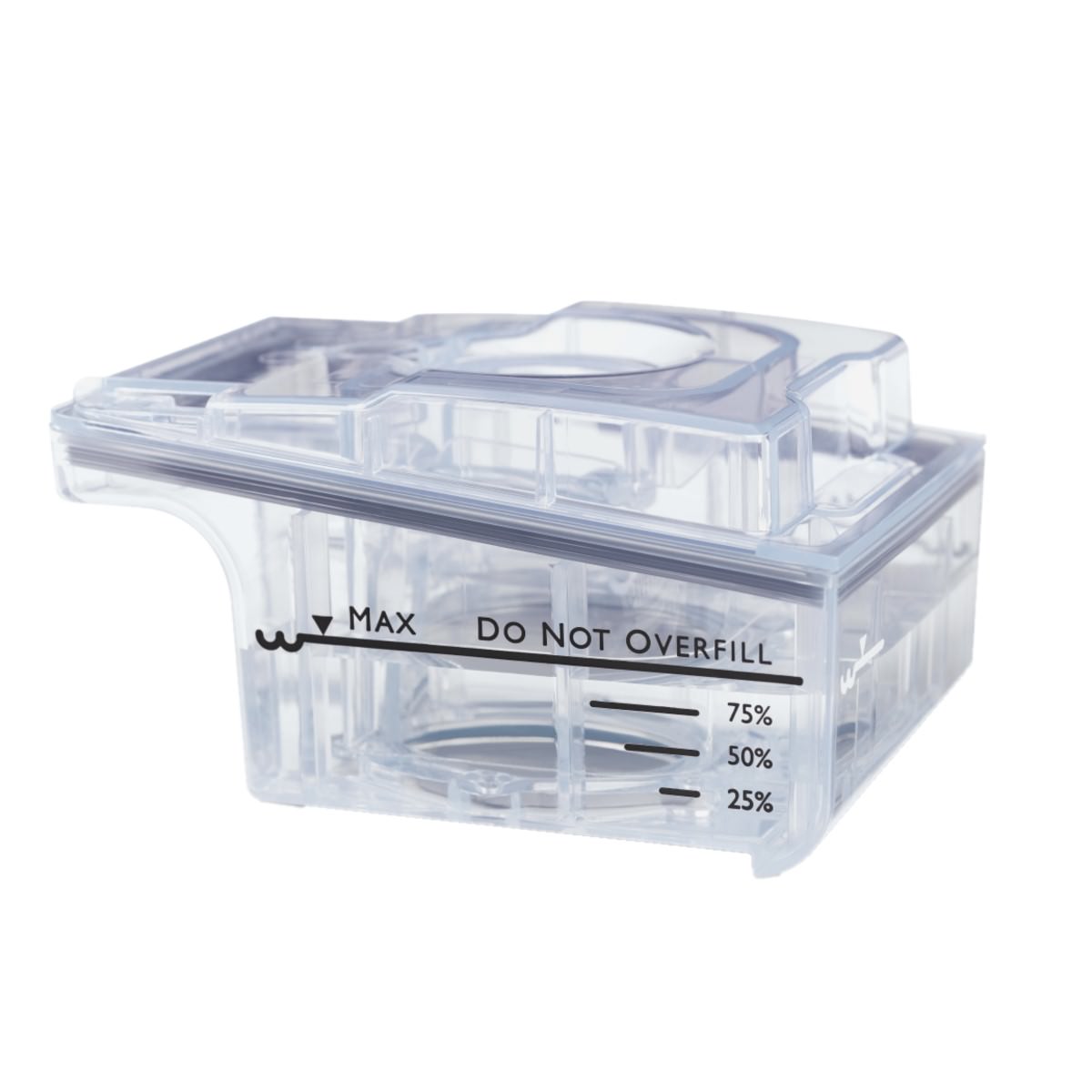 Stock photo of Philips Respironics System One CPAP machine water chamber