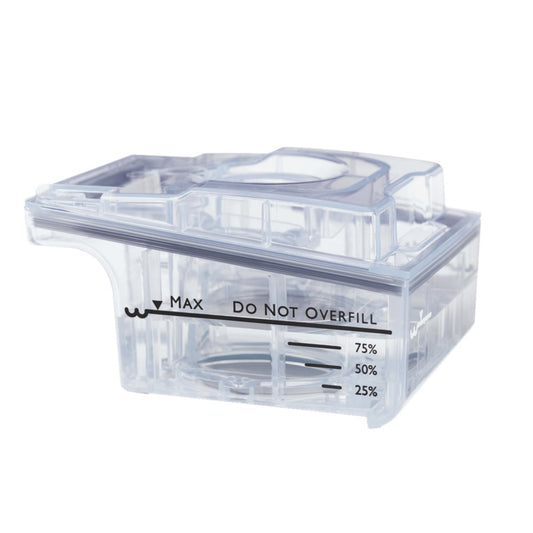 Stock photo of Philips Respironics System One CPAP machine water chamber