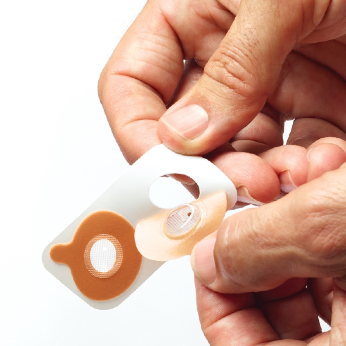 Stock photo of hands holding Provent Sleep Therapy 30 day starter pack