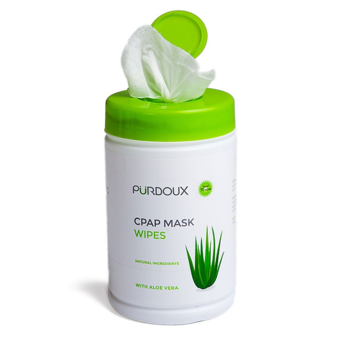 Stock photo of Choice One Medical Purdoux Unscented CPAP Mask and Tubing Wipes
