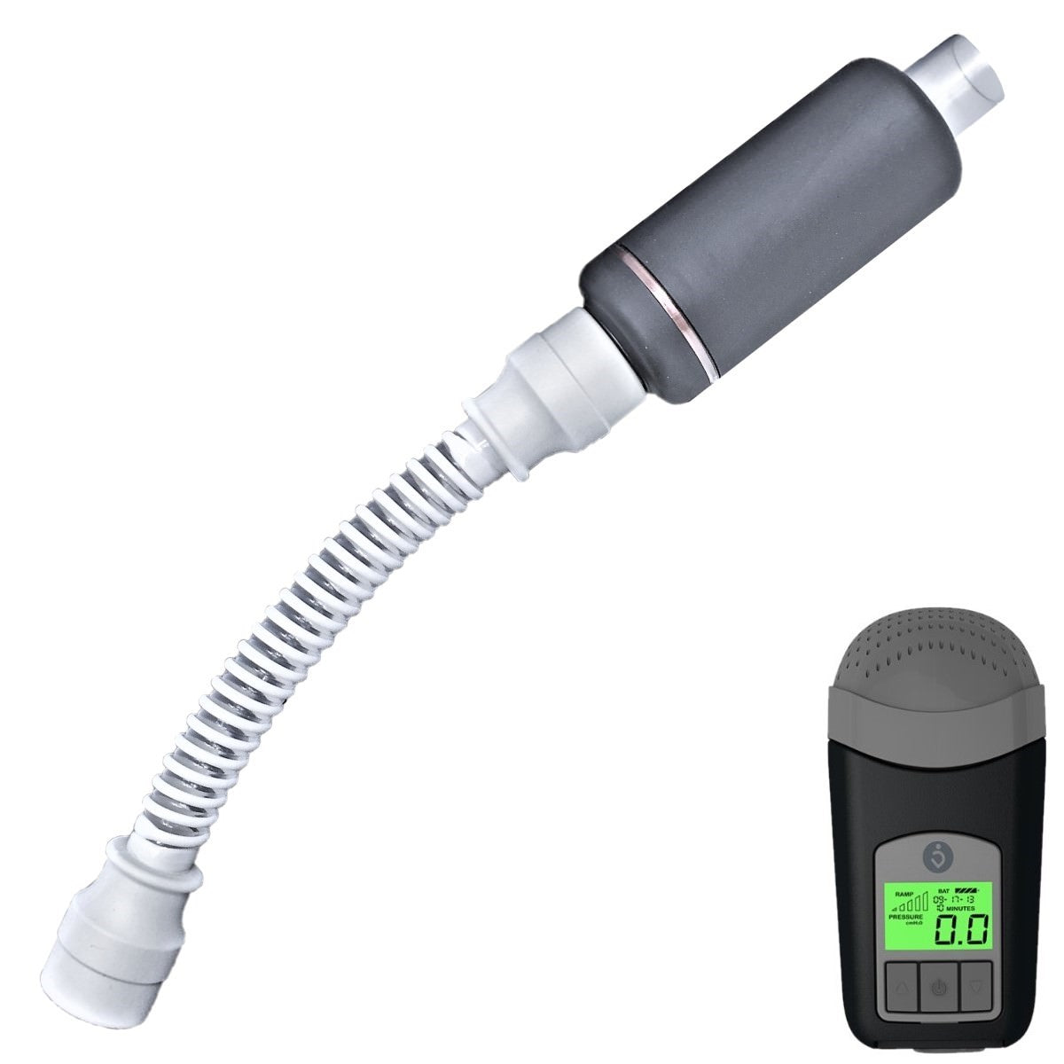 Stock photo of Breas QTube In-Line CPAP Muffler Kit