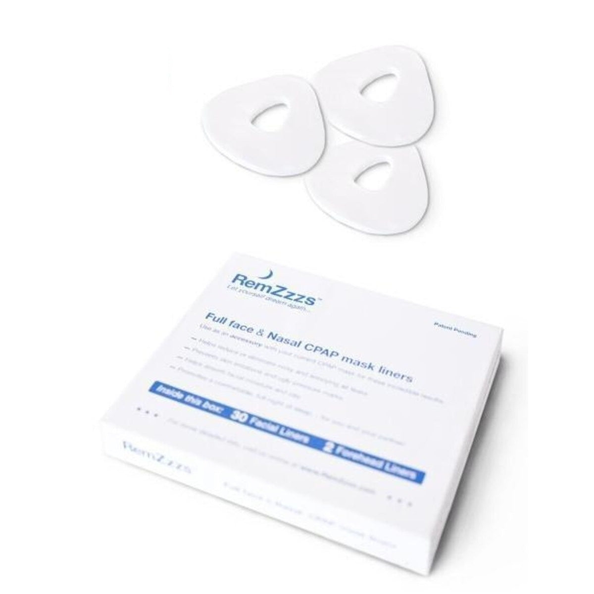 Stock Image of RemZzzs Full Face & Nasal CPAP Mask Liners
