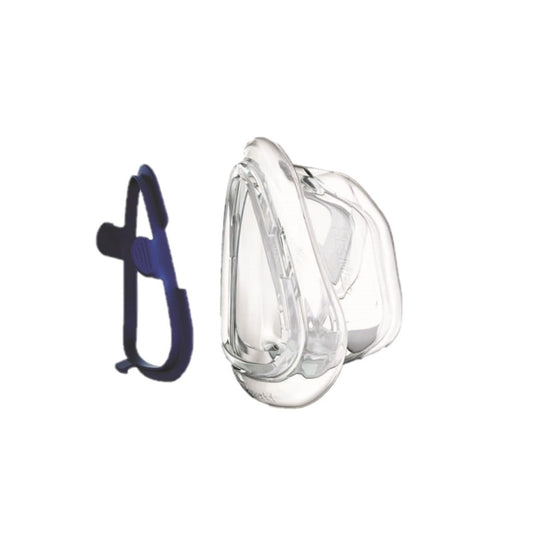 Stock photo of ResMed Mirage Activa LT nasal CPAP mask cushion with clip